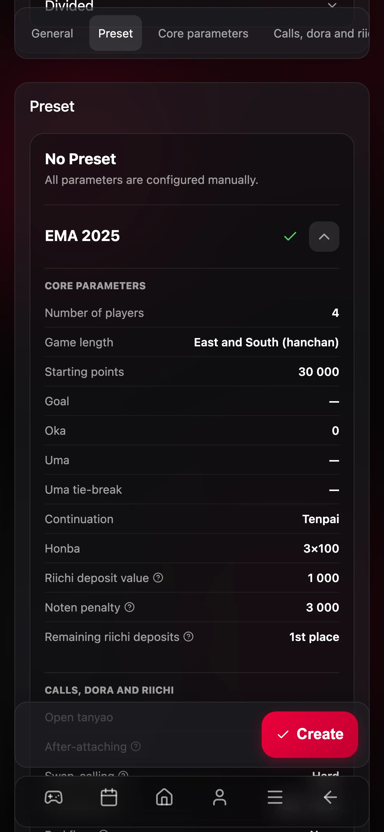 A new ruleset with its presets